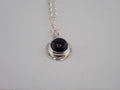 Sterling Silver with Onyx pendant