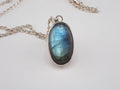 Labradorite Pendant with Sterling Silver