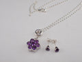 Amethyst Pendant and Earring Set